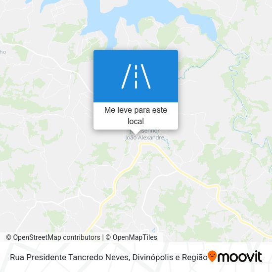 Rua Presidente Tancredo Neves mapa