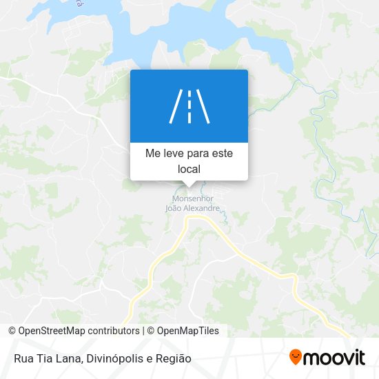 Rua Tia Lana mapa