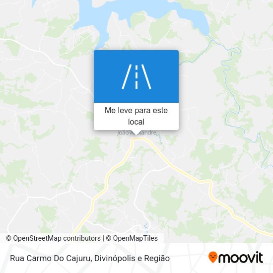 Rua Carmo Do Cajuru mapa