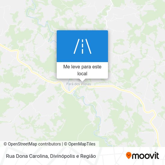 Rua Dona Carolina mapa