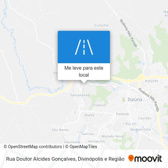 Rua Doutor Alcides Gonçalves mapa