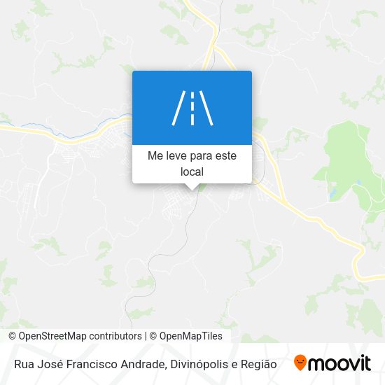 Rua José Francisco Andrade mapa