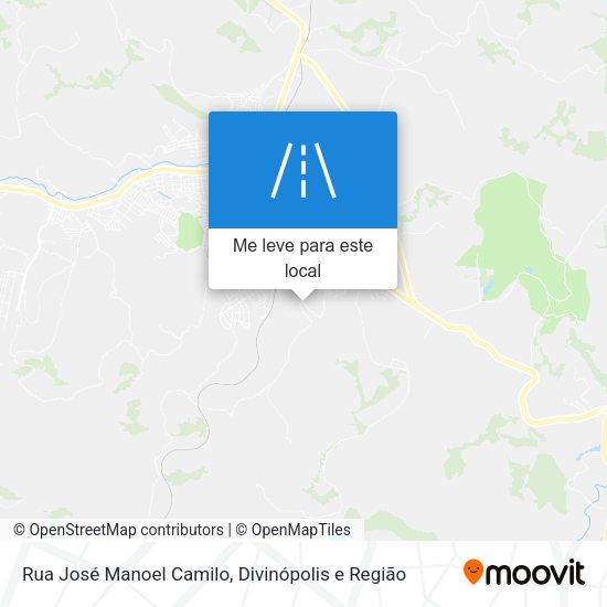 Rua José Manoel Camilo mapa