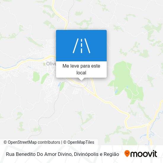 Rua Benedito Do Amor Divino mapa