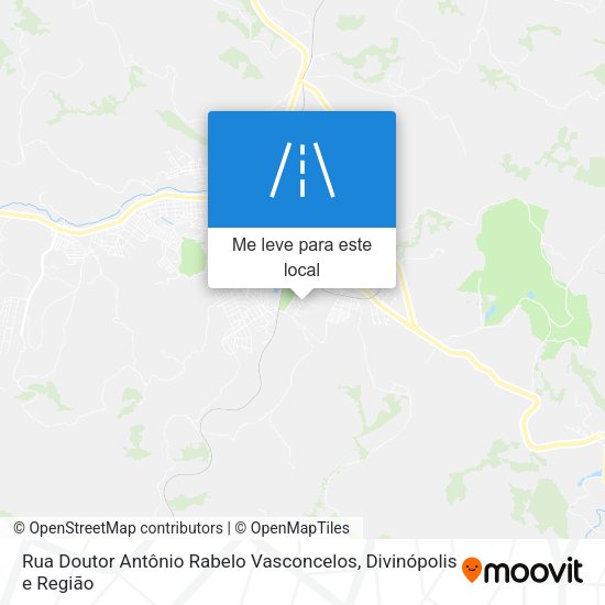 Rua Doutor Antônio Rabelo Vasconcelos mapa