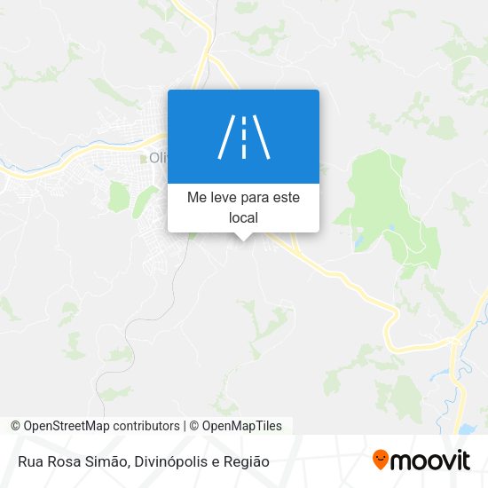 Rua Rosa Simão mapa