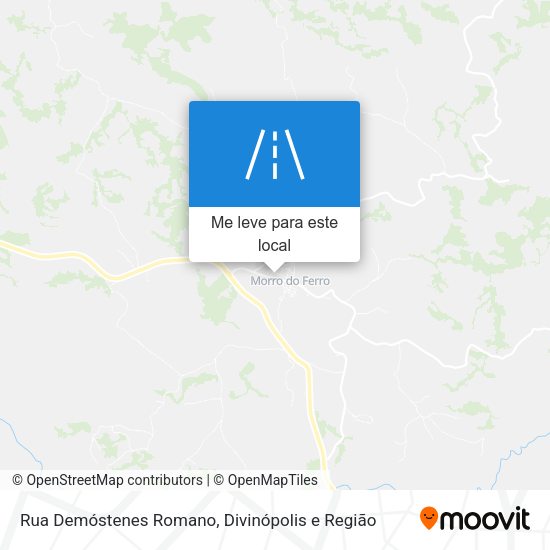 Rua Demóstenes Romano mapa