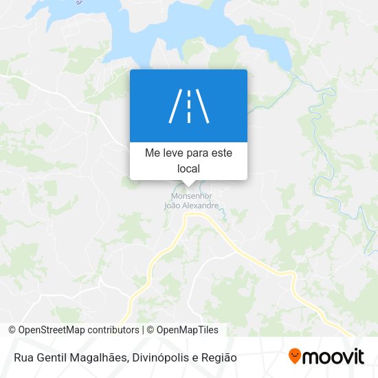 Rua Gentil Magalhães mapa
