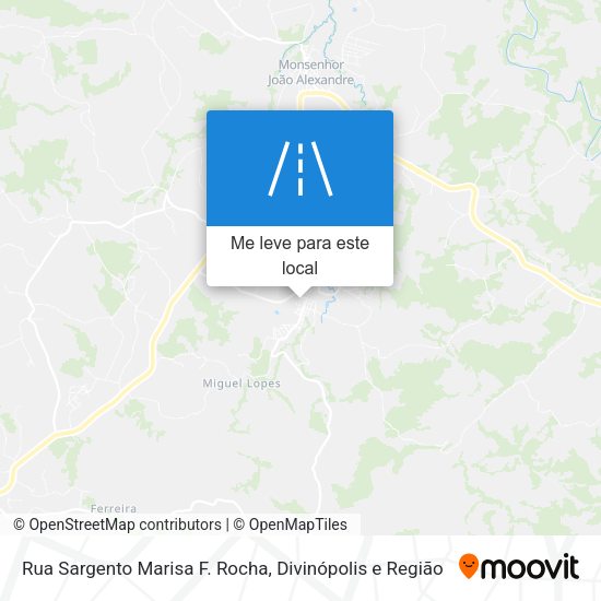 Rua Sargento Marisa F. Rocha mapa