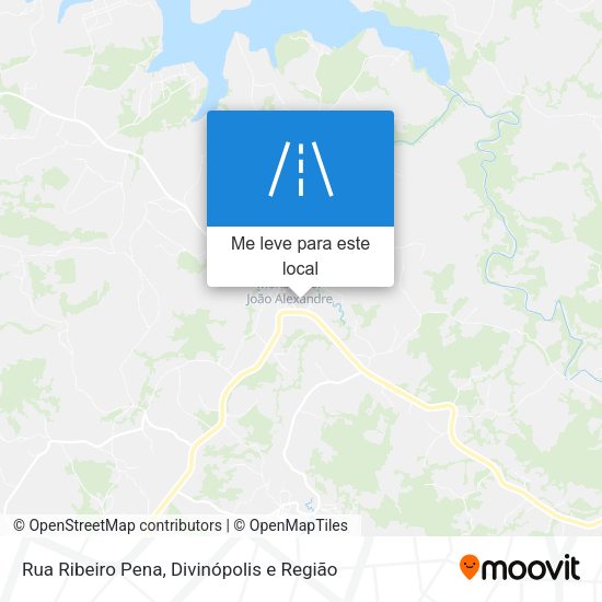 Rua Ribeiro Pena mapa