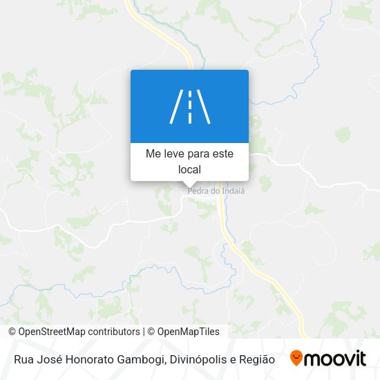 Rua José Honorato Gambogi mapa