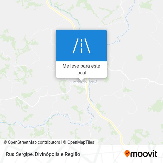 Rua Sergipe mapa