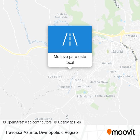 Travessa Azurita mapa