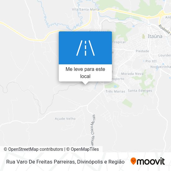 Rua Varo De Freitas Parreiras mapa