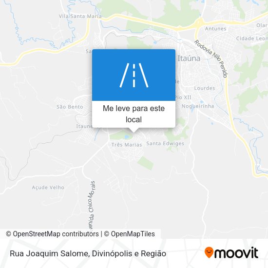 Rua Joaquim Salome mapa