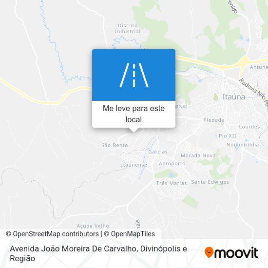 Avenida João Moreira De Carvalho mapa