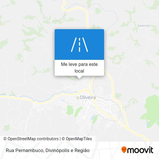 Rua Pernambuco mapa
