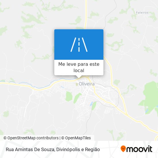 Rua Amintas De Souza mapa