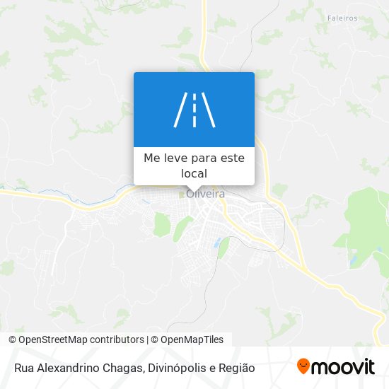 Rua Alexandrino Chagas mapa