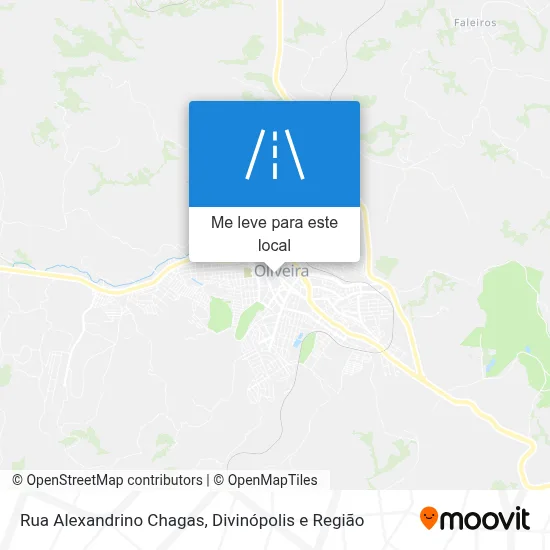 Rua Alexandrino Chagas mapa
