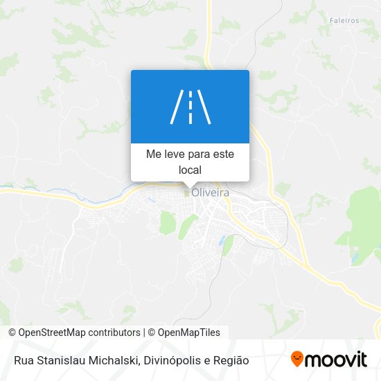 Rua Stanislau Michalski mapa