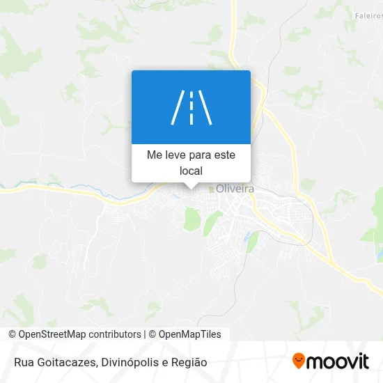 Rua Goitacazes mapa
