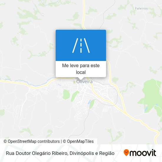 Rua Doutor Olegário Ribeiro mapa