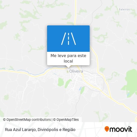 Rua Azul Laranjo mapa