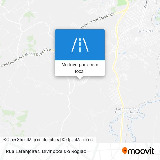 Rua Laranjeiras mapa