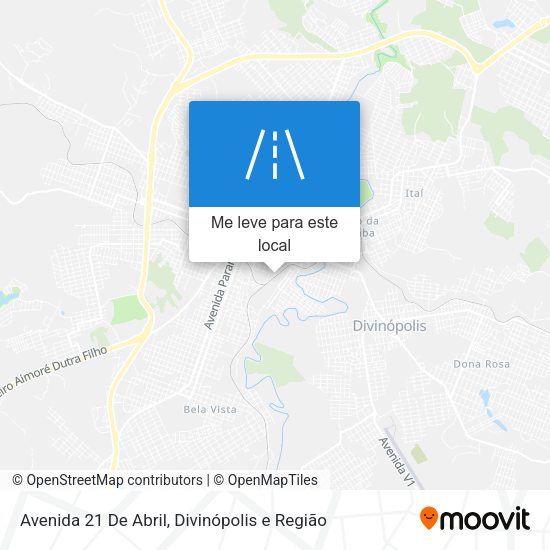 Avenida 21 De Abril mapa