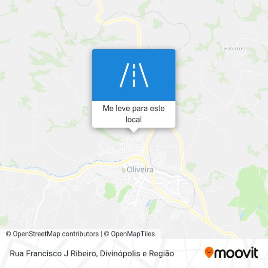 Rua Francisco J Ribeiro mapa