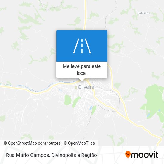Rua Mário Campos mapa