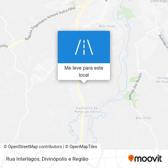 Rua Interlagos mapa