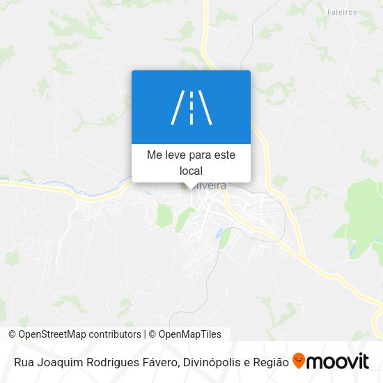 Rua Joaquim Rodrigues Fávero mapa
