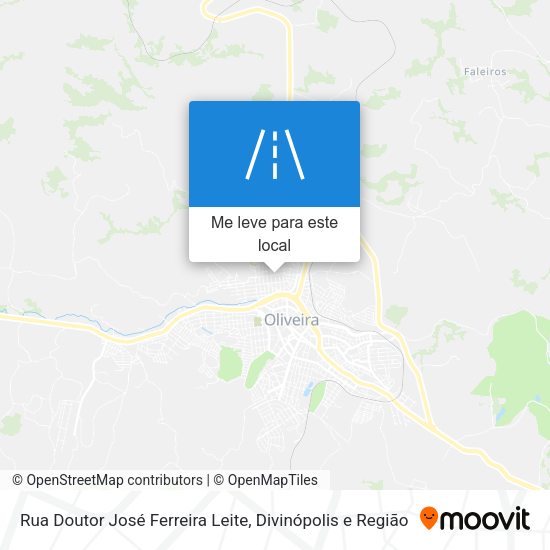 Rua Doutor José Ferreira Leite mapa