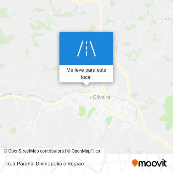 Rua Paraná mapa