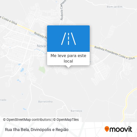 Rua Ilha Bela mapa