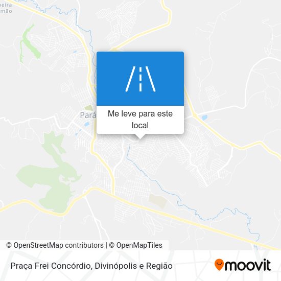 Praça Frei Concórdio mapa