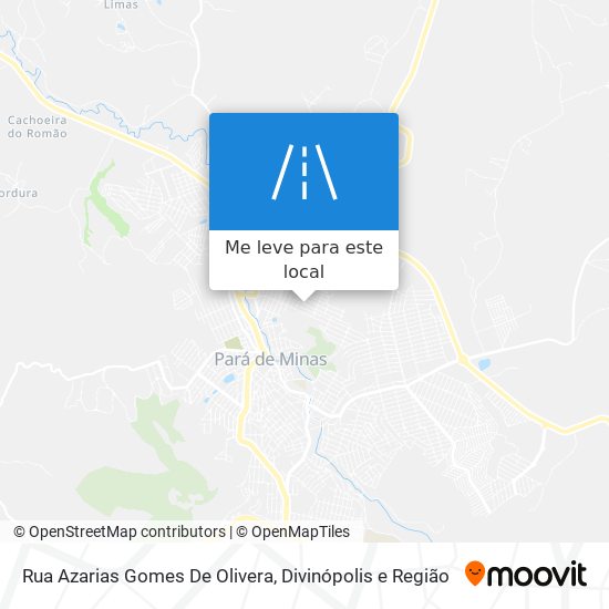 Rua Azarias Gomes De Olivera mapa