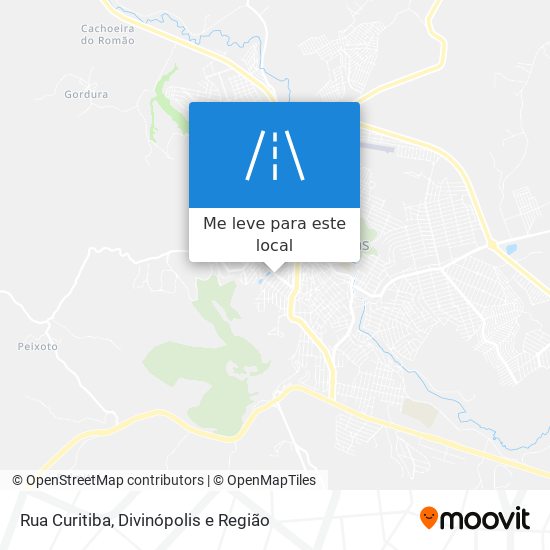 Rua Curitiba mapa