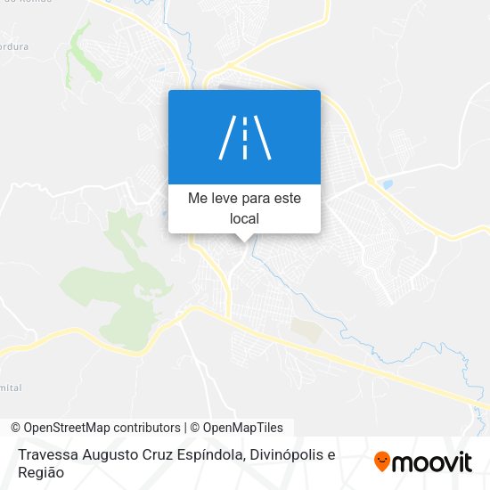 Travessa Augusto Cruz Espíndola mapa