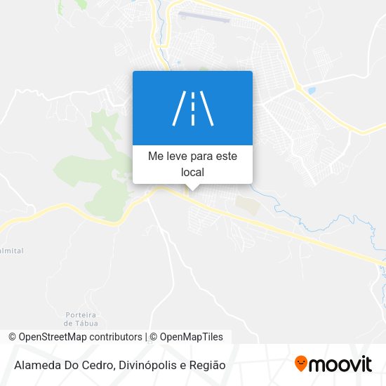 Alameda Do Cedro mapa