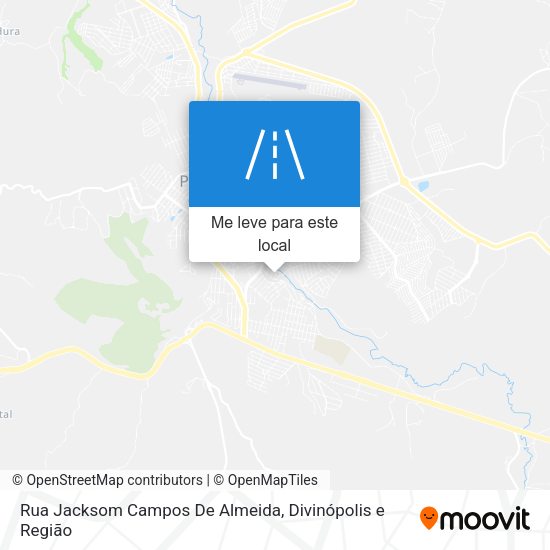 Rua Jacksom Campos De Almeida mapa