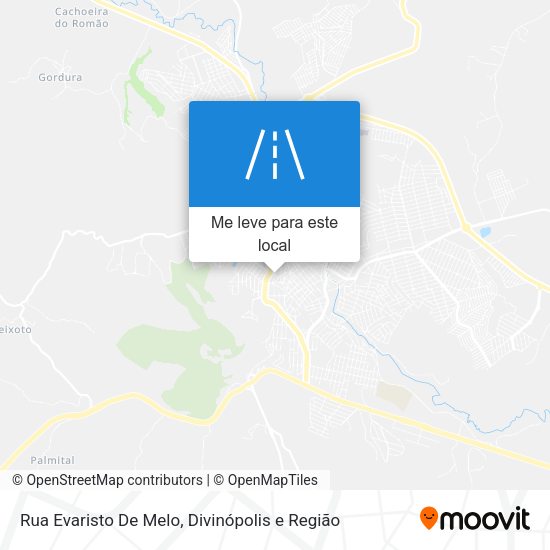Rua Evaristo De Melo mapa