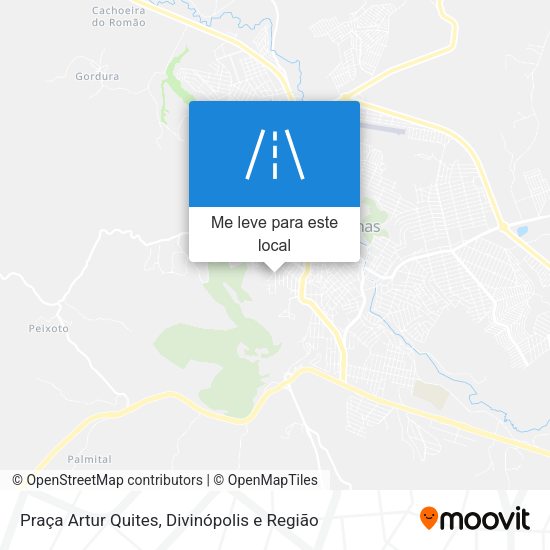 Praça Artur Quites mapa