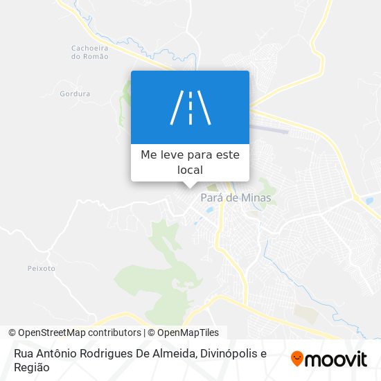 Rua Antônio Rodrigues De Almeida mapa
