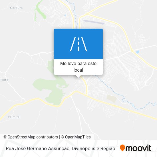 Rua José Germano Assunção mapa