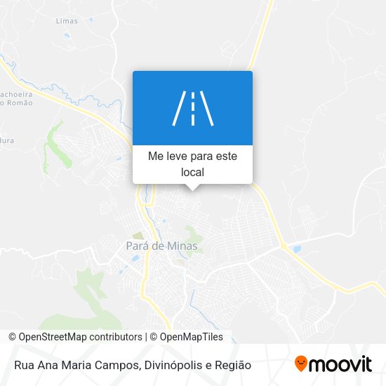 Rua Ana Maria Campos mapa