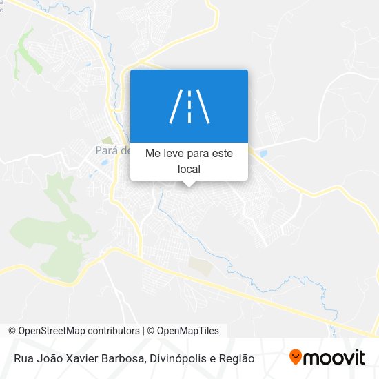 Rua João Xavier Barbosa mapa