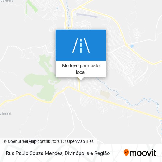 Rua Paulo Souza Mendes mapa
